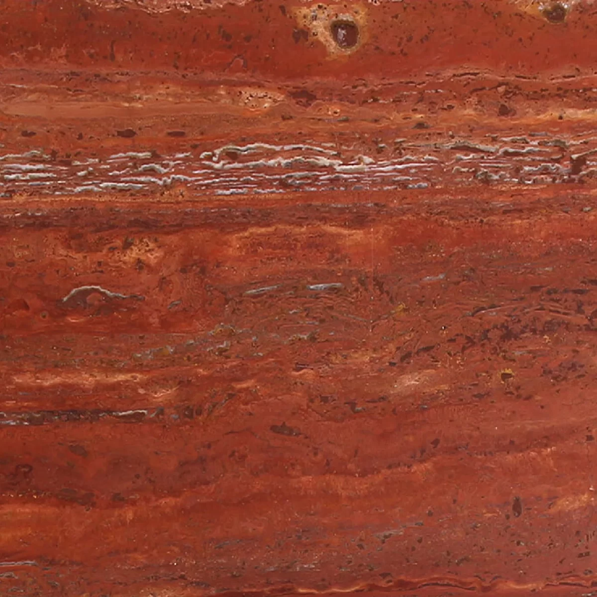 Red Unfilled Travertine